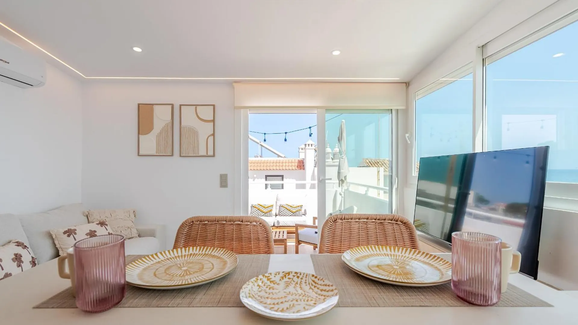 Sandora Pearl By Seareen, Penthouse With Sea View 알부페이라 아파트