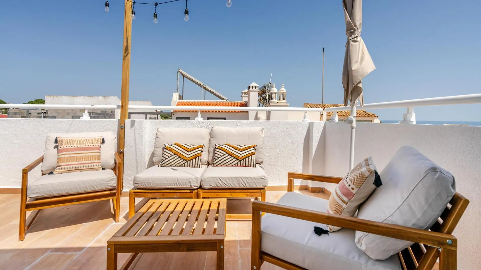 아파트 Sandora Pearl By Seareen, Penthouse With Sea View 알부페이라 포르투갈
